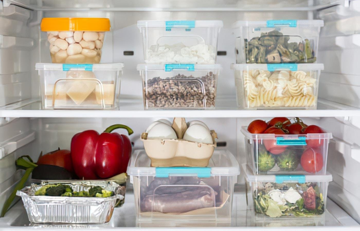 Aprender como organizar a geladeira também faz parte de um planejamento alimentar